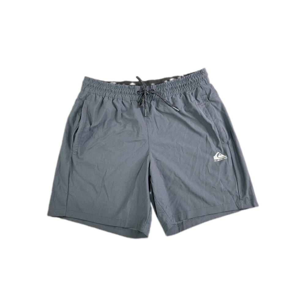 Quicksilver DryFlight Men’s Sz M Beach Shorts Swim Trunks Gray 7” Inseam C40